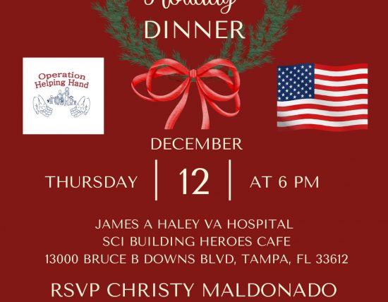 red_and_cream_floral_christmas_party_flyer